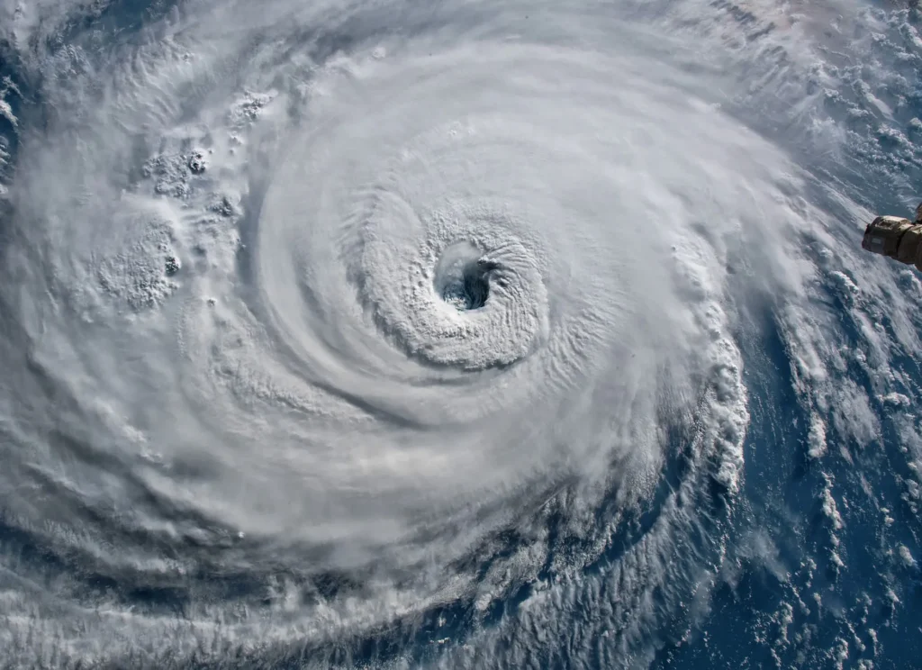 eye-of-hurricane-and-a-tropical-cyclone